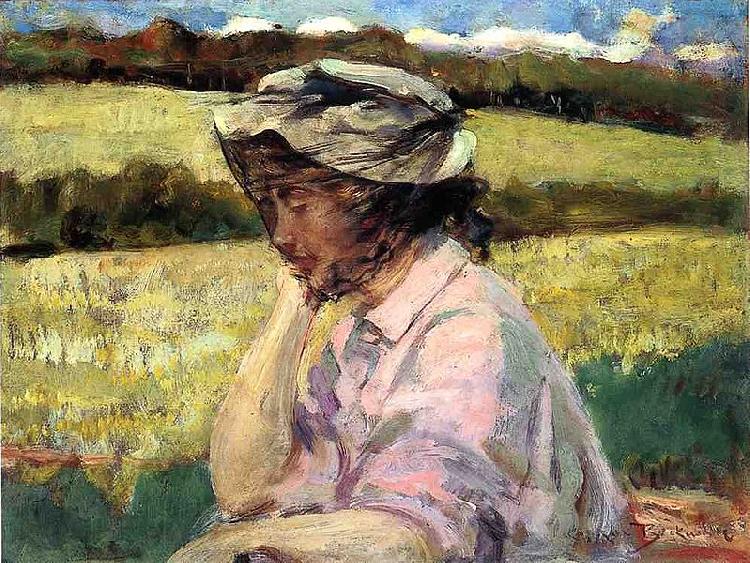 James Carroll Beckwith Lost in Thought oil painting picture